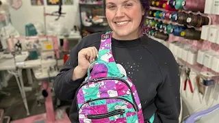 Sewing the Phoebe Backpack by Sincerely Jen Patterns