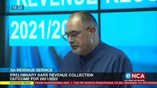 Preliminary SARS revenue collection outcome for 2021/2022
