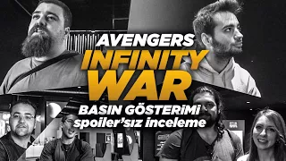 BASIN GÖSTERİMİ! | Youtuberlar ile Infinity War İnceleme