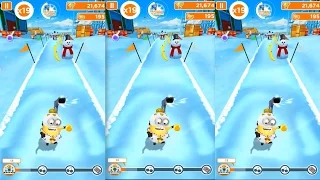 Despicable me 2 :  Minion rush - Minion Baby run in the Gru's Lab and The Arctic Base