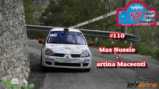 58° Rally Valli Ossolane 2022 CameraCar Ps3 #110 Max Nussio - Martina Macsenti by CMRALLY_91