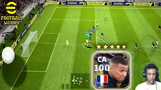 MBAPPE 100 INFILTRAÇÃO CHEGANDO na PRIMEIRA DIVISÃO EU POSSO PROVAR  EFOOTBALL 2023 MOBILE