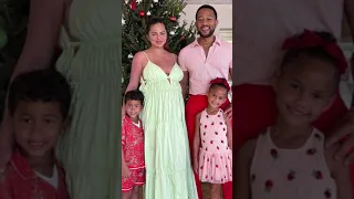 John Legend and Chrissy Teigen  beautiful family ❤❤❤ #celebrity #love #family #shorts