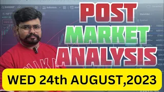 Market Analysis for 24 Aug | Stocks Analysis For Tomorrow | Banknifty and Nifty prediction