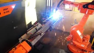 Robot welding drawers