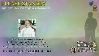 PREMIERED NOW | Online Holy Mass at the Diocesan Shrine for Sunday, October 10, 2021