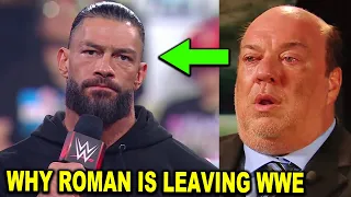 Why Roman Reigns is Leaving WWE After WrestleMania 40 as He Quits and Retires - WWE News April 2024