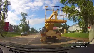 Driving in Volga-Vyatka region: Лысково - Чебоксары - Новочебоксарск 06/06/2022 (timelapse 4x)