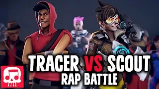 TRACER VS SCOUT Rap Battle by JT Music (Animated Version)