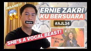Ku Bersuara - Ernie Zakri | #AJL34 | REACTION