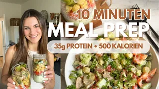 10 Min. MEAL PREP Rezept - schnell & proteinreich 😍 | 💭 Was halte ich von "Proteinfasten"?