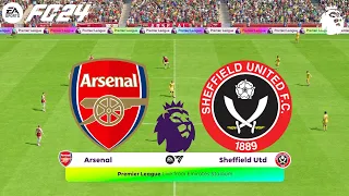 FC 24 | Arsenal vs Sheffield United - English Premier League 2023/24 - PS5™ Gameplay