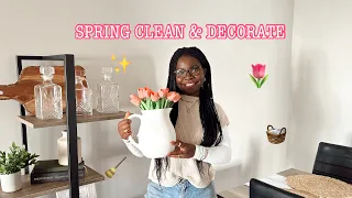*NEW* SPRING CLEAN & DECORATE WITH ME🌷🧹🧺💕