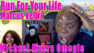 Marcus Veltri reaction - Michael Myers takes song requests on OMEGLE