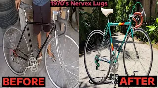 Restoration of 1970's Vintage Road Bike with Nervex Lugs