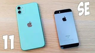 IPHONE 11 VS IPHONE SE - ТОТ СЛУЧАЙ КОГДА НЕ СТОИТ ПЕРЕПЛАЧИВАТЬ!