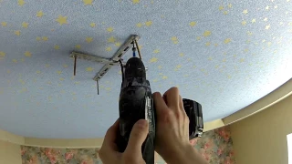How to mount a chandelier, one for drywall