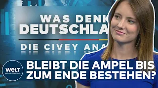 CIVEY-ANALYSE: Wie lange hält die Ampel? Viele Deutsche glauben an Zusammenbruch der Regierung