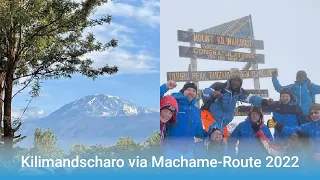 Kilimandscharo via Machame-Route 2022 🤩🏔️🇹🇿 I Bandi on Tour