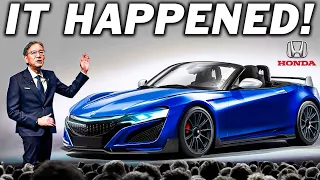 ITS BACK! Insane NEW 2024 Honda S2000 Shocks Everybody!