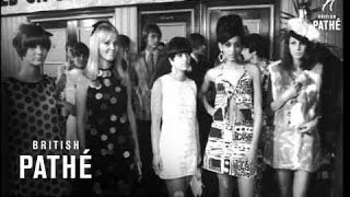 'with It' Fashions At London Premiere Of 'kaleidoscope' AKA Kaleidoscope Premiere (1966)