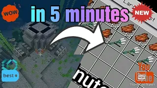 how to make an infinite trident farm in just 10 minutes || minecraft pocket edition 1.16 gameplay