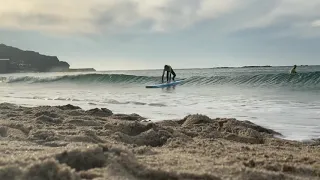 A sunset surf lesson at Smart Surf School