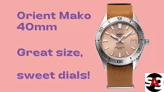 New Orient Mako 40mm - great size with sweet dial options!