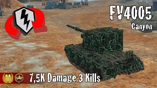 FV4005  |  7,5K Damage 3 Kills  |  WoT Blitz Replays