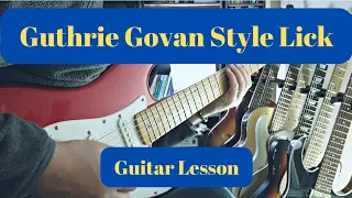 Guthrie Govan Style Lick | Guitar Lesson | Samet Kılıç