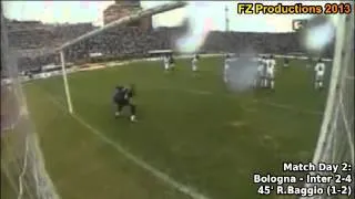 Serie A 1997-1998, day 2 Bologna - Inter 2-4 (R.Baggio 1st goal)