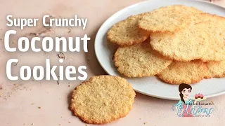 How To Make Super Crunchy Oatmeal Coconut Cookies - Easy Cookie Recipe