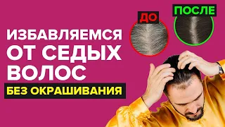 Избавляемся от седых волос без окрашивания в домашних условиях! Техника Цигун!