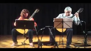 Gravação Ao Vivo - Violão Artes Duo - Angela Muner e Edson Lopes - Suite Francesa Nr 6