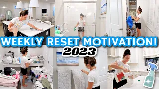 2023 WEEKLY RESET! Speed Clean with Me + Get Organized! 🌙 AFTER DARK CLEANING MOTIVATION
