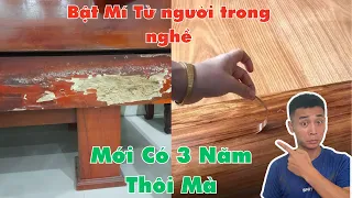 Gỗ Gõ Đỏ Chiếu Ngựa Nguyên Khối Mua 3 Năm Và Phát Hiện Bất Ngờ Trông Ngày Cưới Con Gái