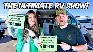 Huge Class B RV Show! (Most Vans we've ever shown on a Ram Promaster!)