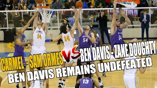 Ben Davis Holds on In a Tight One against Fundamentally Sound Carmel