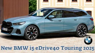 Exterior, Interior & Driving | With 335 Horsepower | New BMW i5 eDrive40 Touring 2025