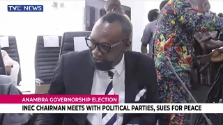 [Anambra 2021] INEC Chairman Meets With Political Parties, Sues For Peace