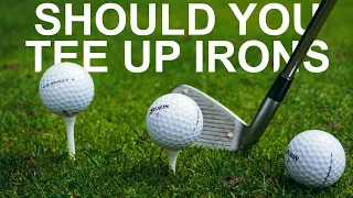 SHOULD I use a tee with my IRONS