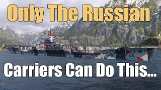 Only Russian Carriers Can Pull Off This Strategy | World of Warships Legends | 4k