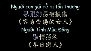 越南版翻唱 容易受傷的女人 漢喃歌詞| Người con gái dễ bị tổn thương - Linda Chou |Chữ Nôm Hán Nôm Lyrics越南歌曲 漢喃 𡨸喃 喃字