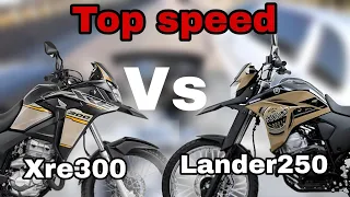 XRE 300 CONTRA LANDER 250, qual é a melhor? Topspeed #xre300 #lander #2024