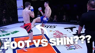 When to Low Kick with Foot vs Shin?