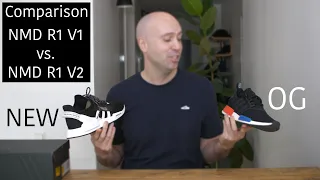 NMD R1 V1 vs NMD R1 V2 comparison - On feet + Unboxing + Review - Mr Stoltz 2020