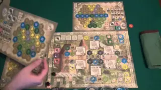 Замки Бургундии - играем в настольную игру, board game The Castles of Burgundy