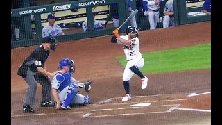 Jose Altuve at bat...leadoff home run against Trevor Bauer...Astros vs. Dodgers...5/26/21