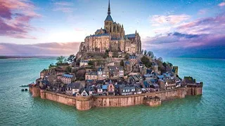 OVERNIGHT on Mont Saint Michel | MEDIEVAL CASTLE ISLAND