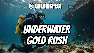 Underwater GOLD prospecting using a modified keene dredge .  #goldpanning #goldrush #goldprospect